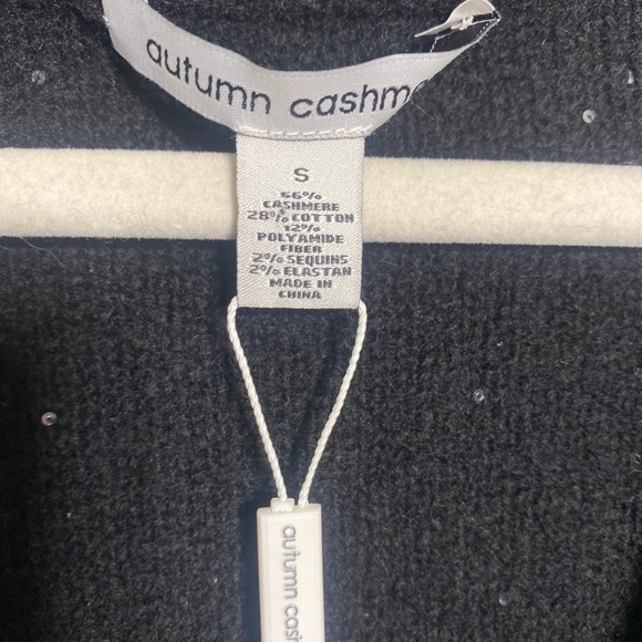 AUTUMN CASHMERE Sequin-embellished cashmere-blend vest - Picture 6 of 10